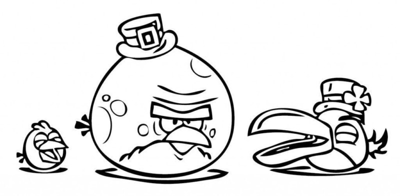 Aventura de Saint Patrick com Angry Birds