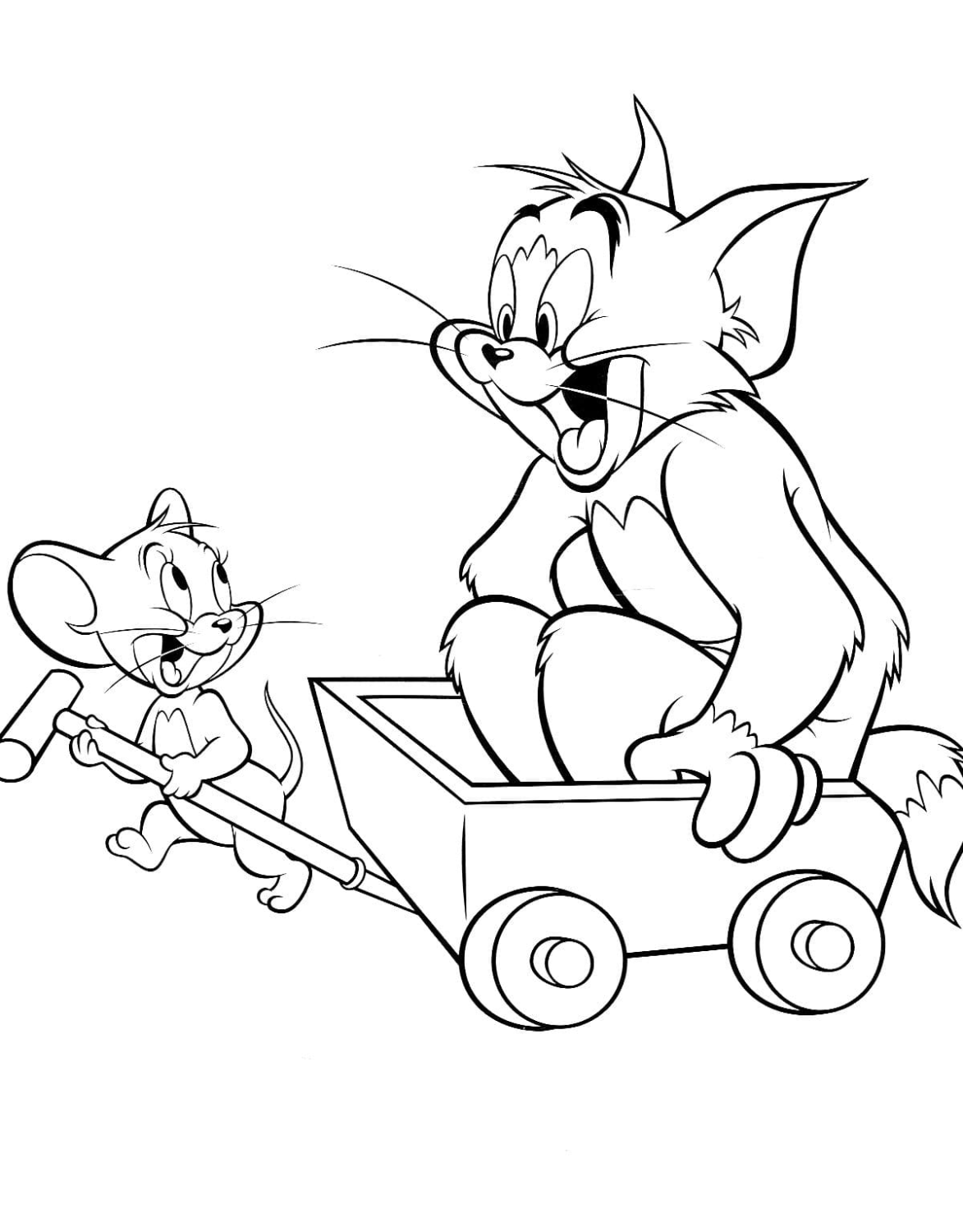 Aventura de Tom e Jerry no Carrinho