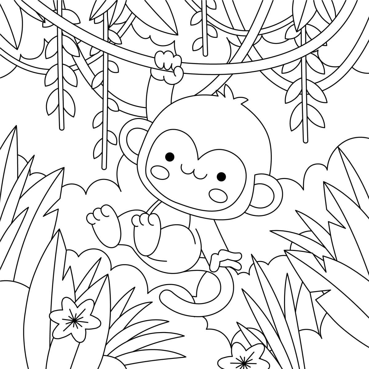 Aventura do Macaquinho na Selva