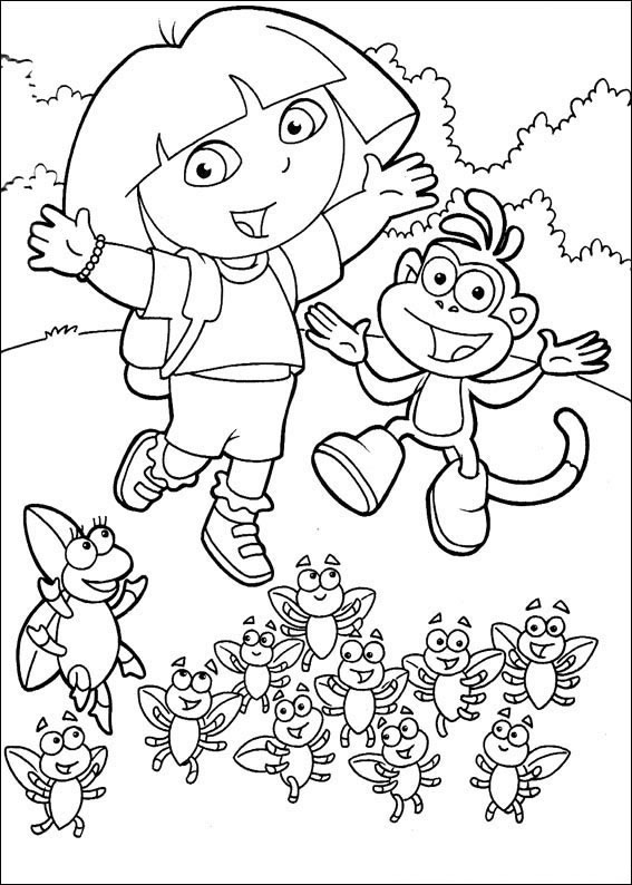 Aventura com Dora e Botas no Mundo das Cores