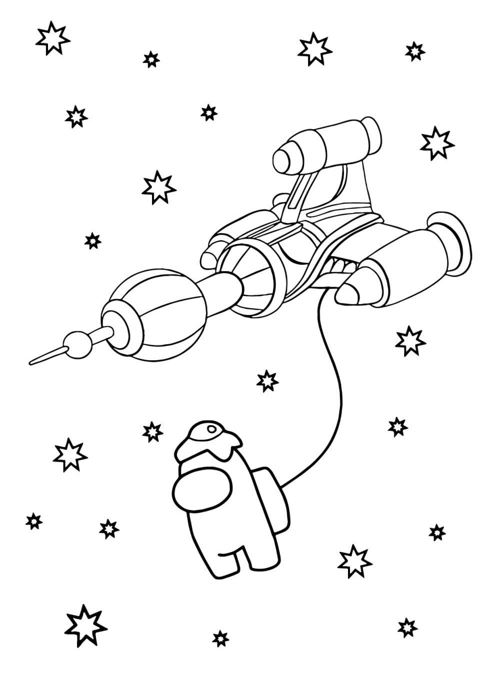 Aventura Espacial com Among Us