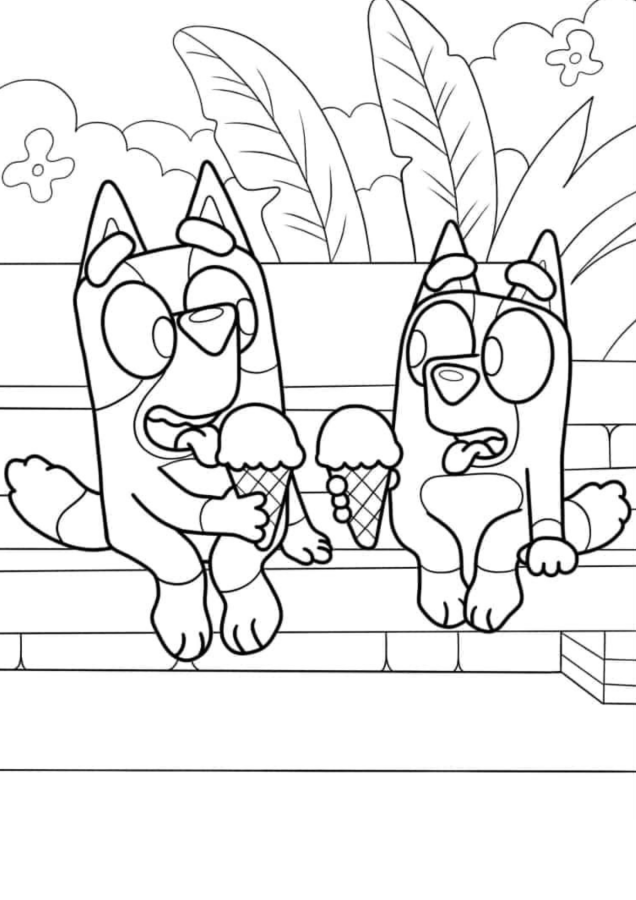 Aventura Gelada com Bluey e Bingo