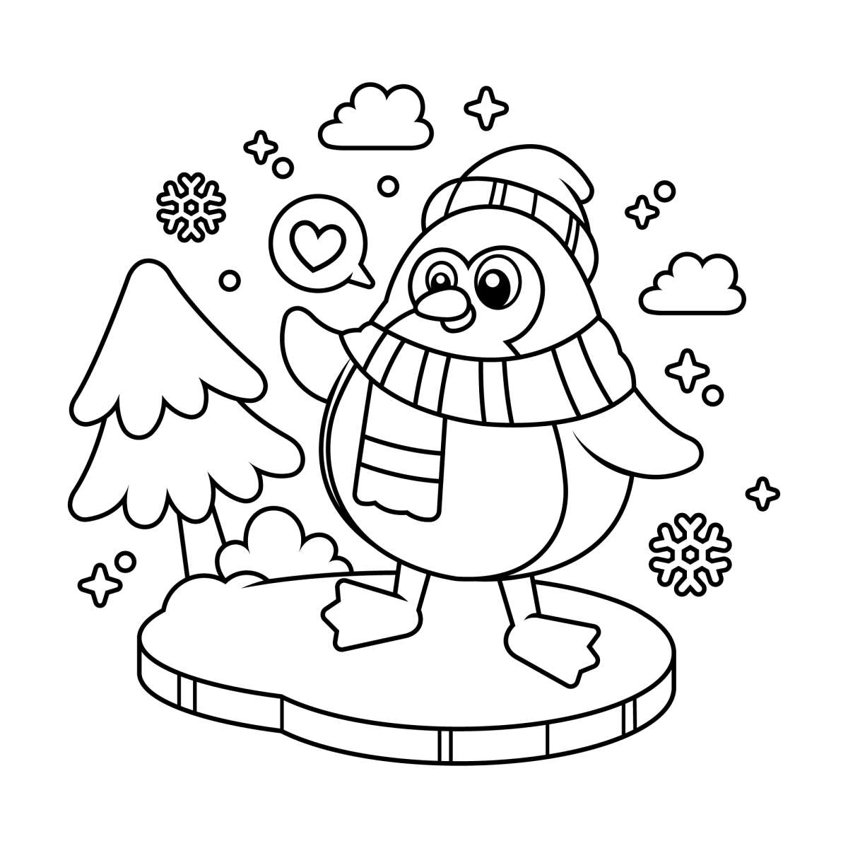 Aventura Gelada do Pinguim Fofo