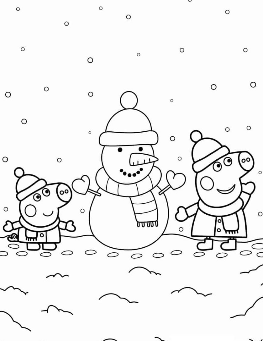 Aventura de Inverno com Peppa e George