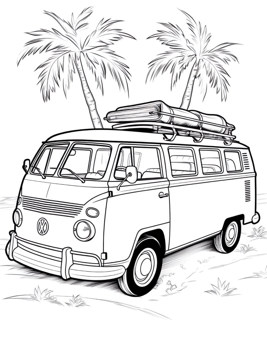 Aventura com Kombi na Praia