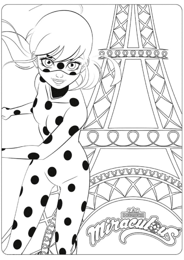 Colorindo a Aventura de Ladybug em Paris