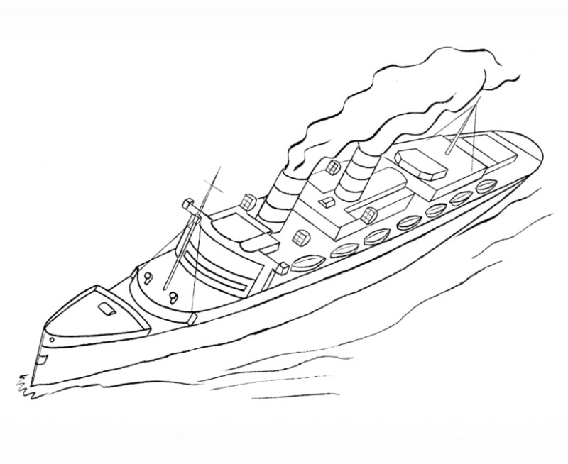 Aventura no Mar com um Navio a Vapor