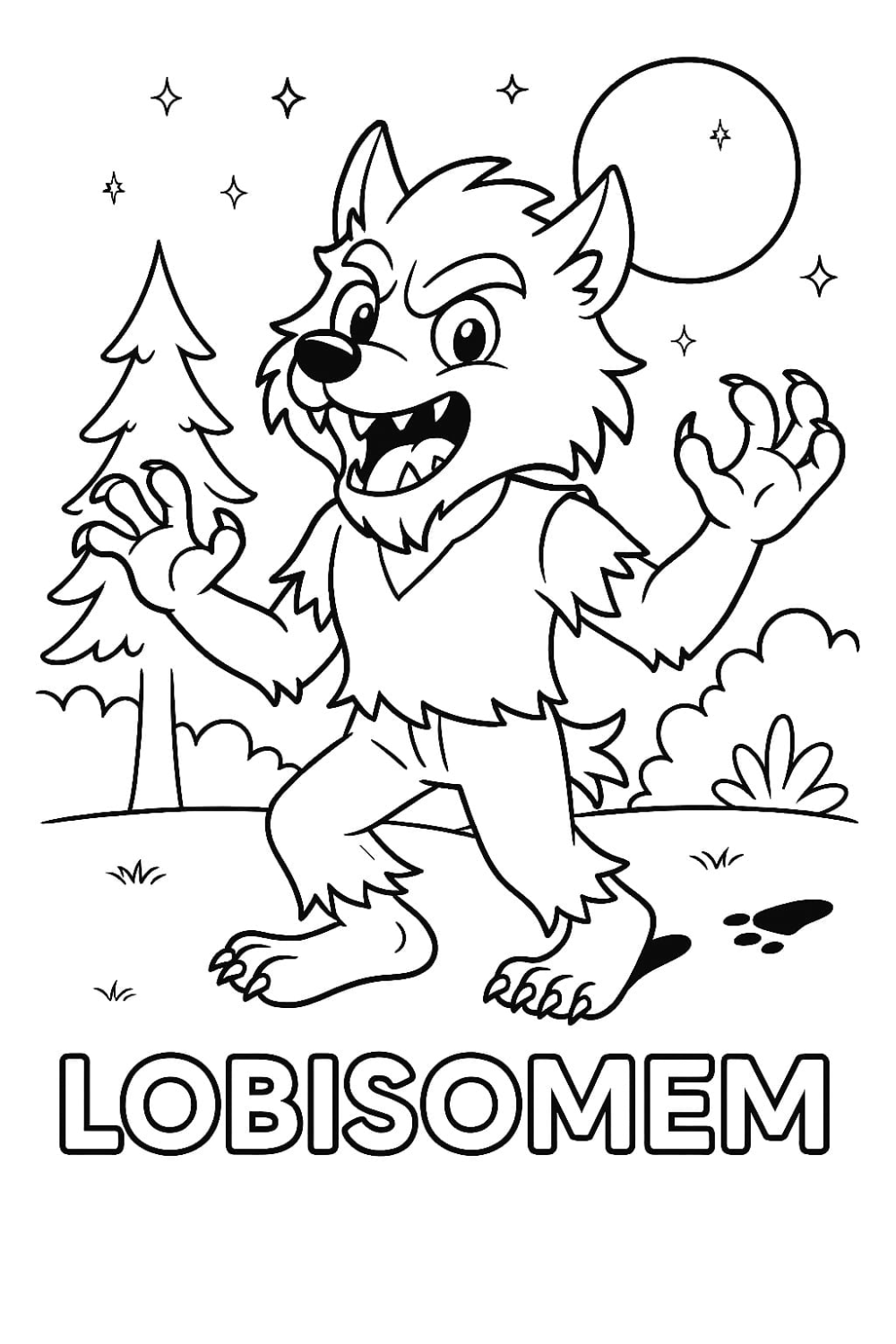 Aventura Noturna com o Lobisomem
