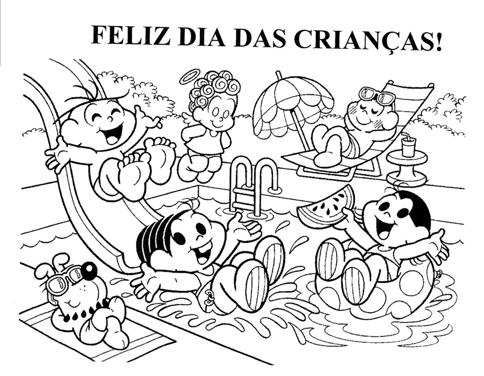 Aventura na Piscina com a Turma da Mônica