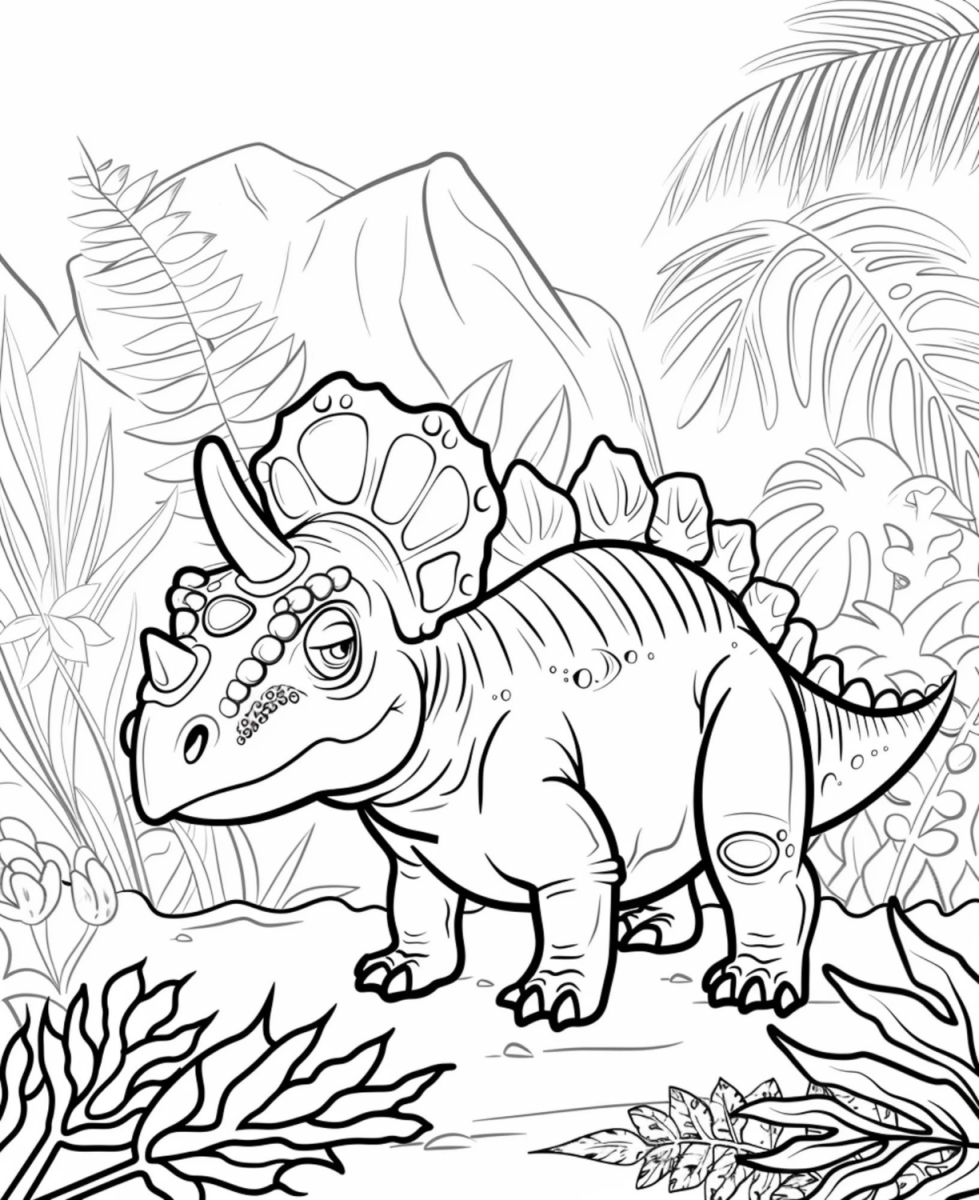 Aventura Pré-histórica com Triceratops Jovem