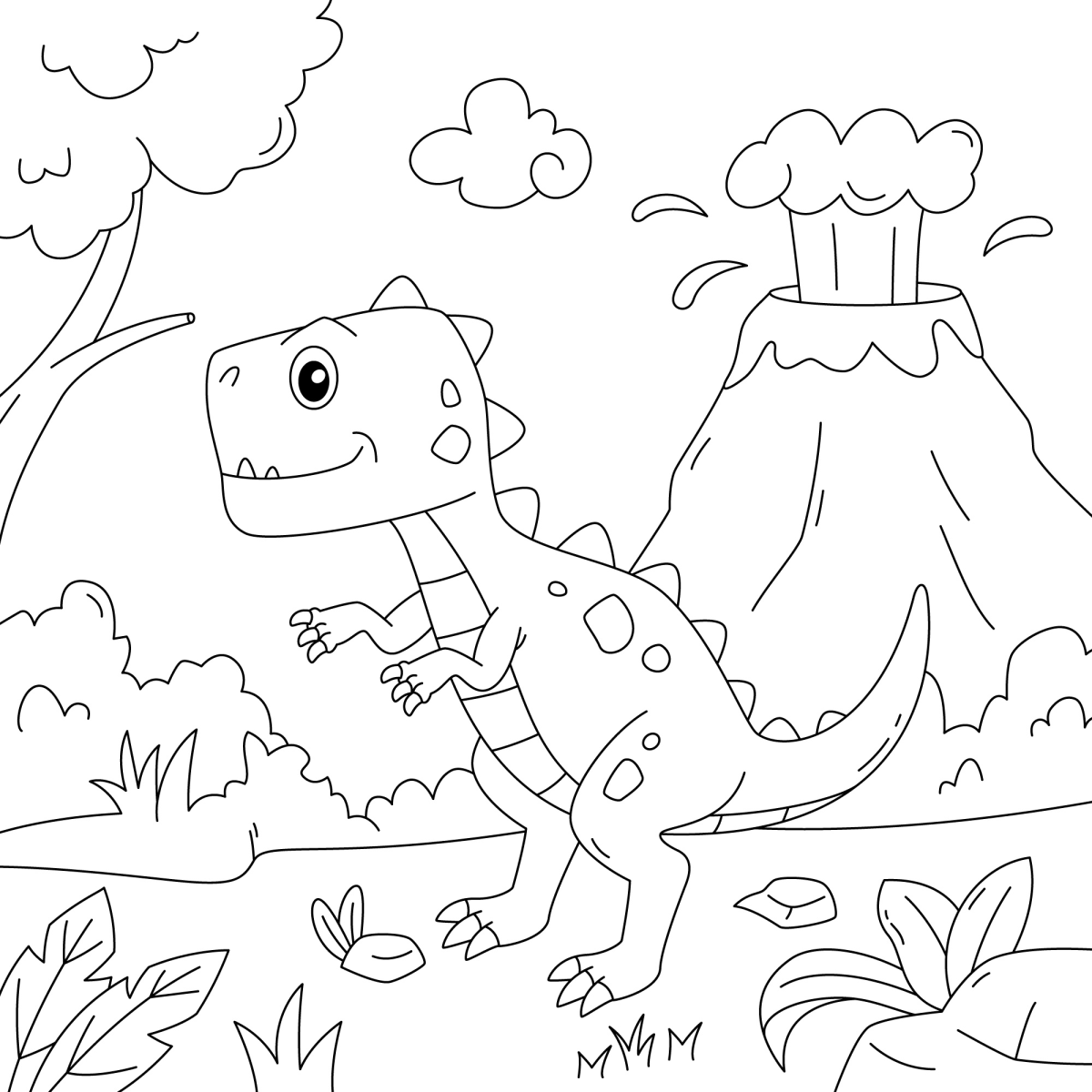 Aventura Pré-Histórica: Dino e o Vulcão!