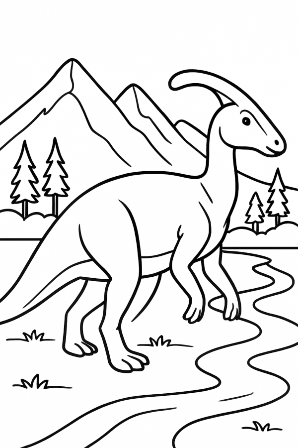 Aventura Pré-histórica com o Parasaurolophus