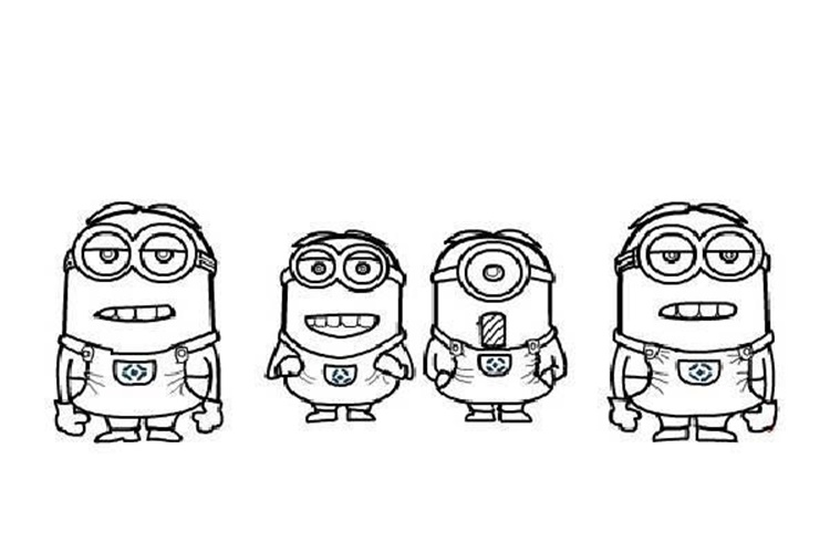 Aventura em Preto e Branco com os Minions