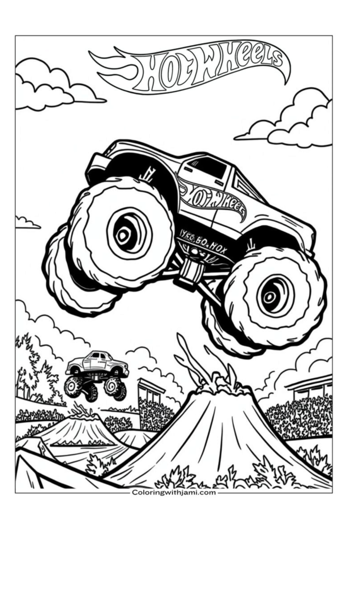 Aventura Radical com Monster Trucks Hot Wheels