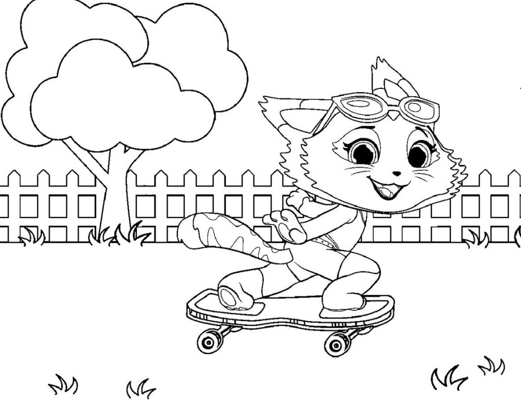Aventura de Skate com Lampo dos 44 Gatos