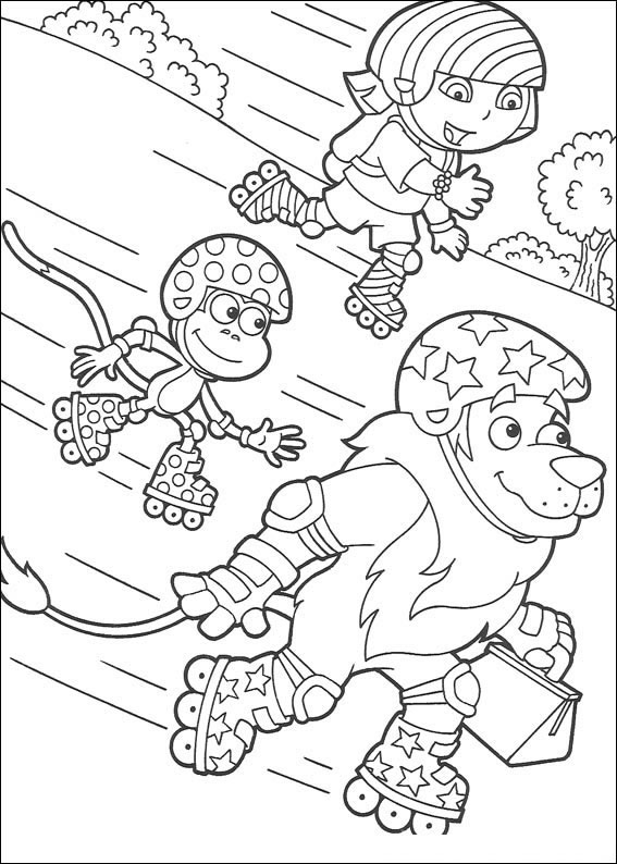 Aventura Sobre Rodas com Dora e Amigo Macaco