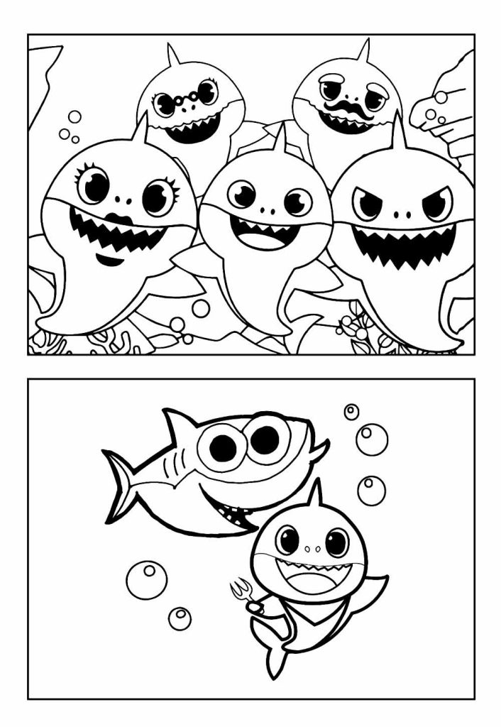 Aventura Submarina com Baby Shark e Família