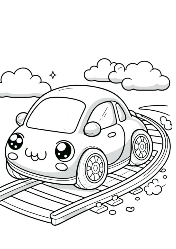 Aventura sobre Trilhos do Carro Fofo