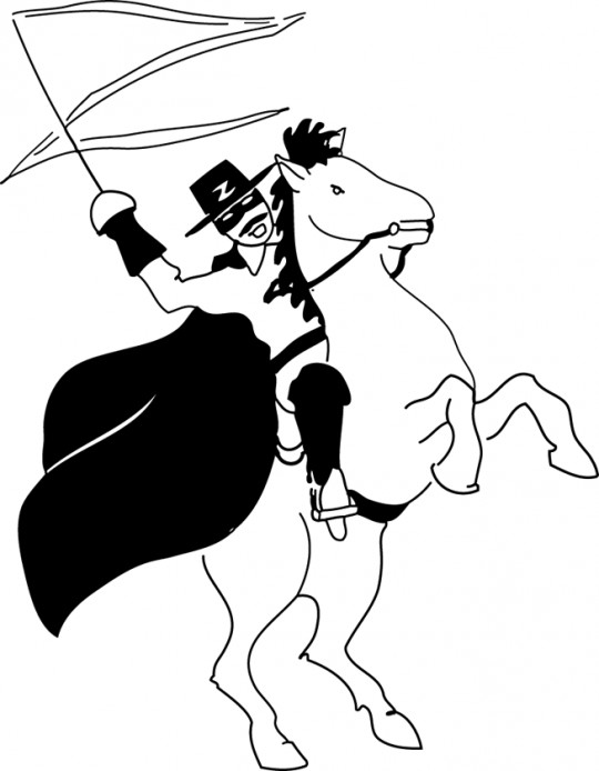 Aventura com Zorro: Herói e Seu Fiel Cavalo