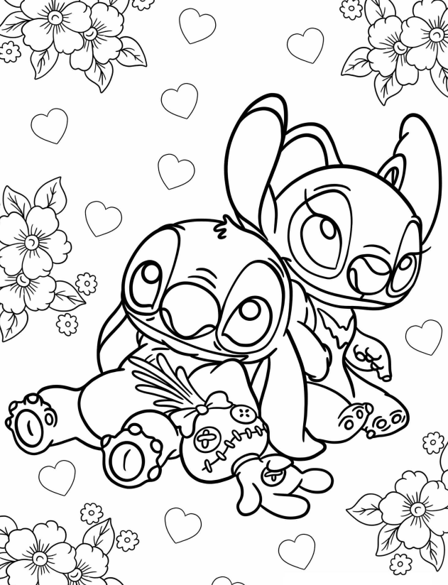 Aventuras Acolhedoras com Stitch e Angel