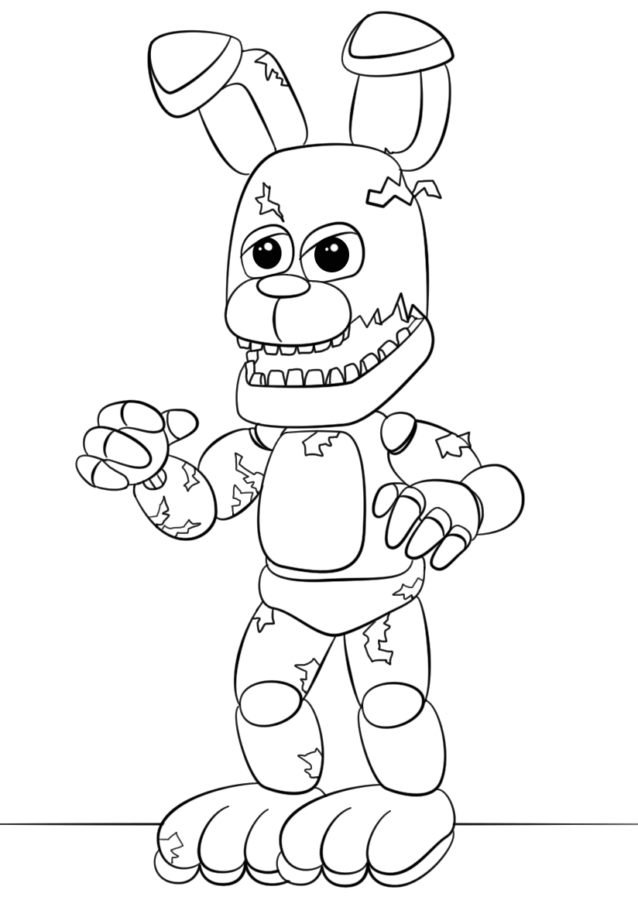 Aventuras Artísticas com Bonnie do FNAF