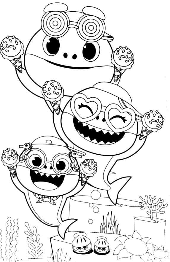 Aventuras Coloridas com o Baby Shark