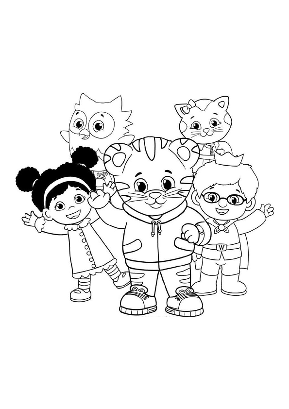 Aventuras Coloridas com Daniel Tigre e Amigos