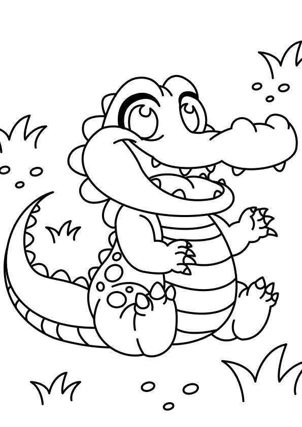 Aventuras Coloridas com o Jacaré Sorridente