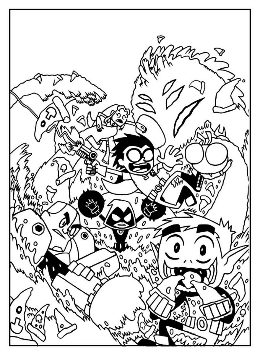 Aventuras Coloridas dos Jovens Titãs