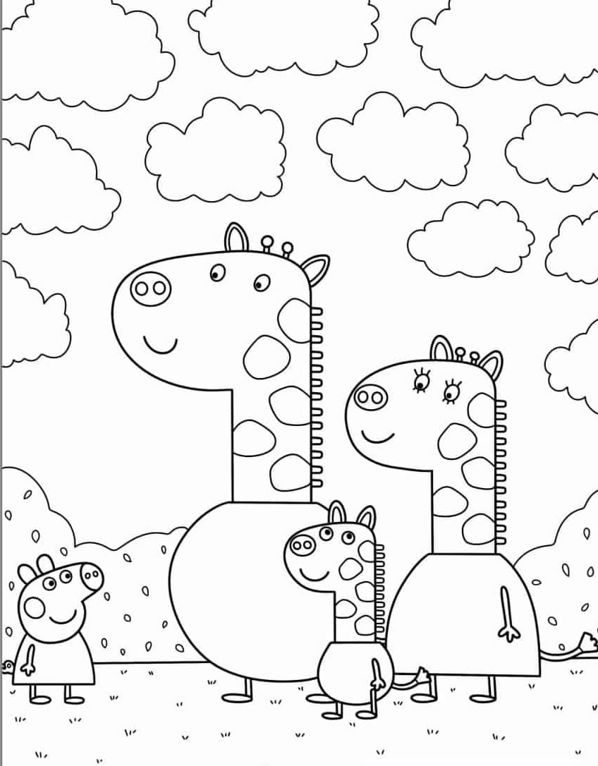 Aventuras Coloridas com Peppa e os Amigos Girafas!