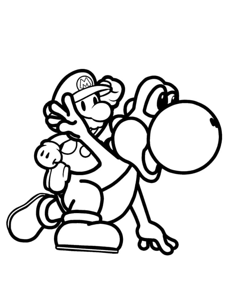 Aventuras Coloridas com Yoshi e Mario