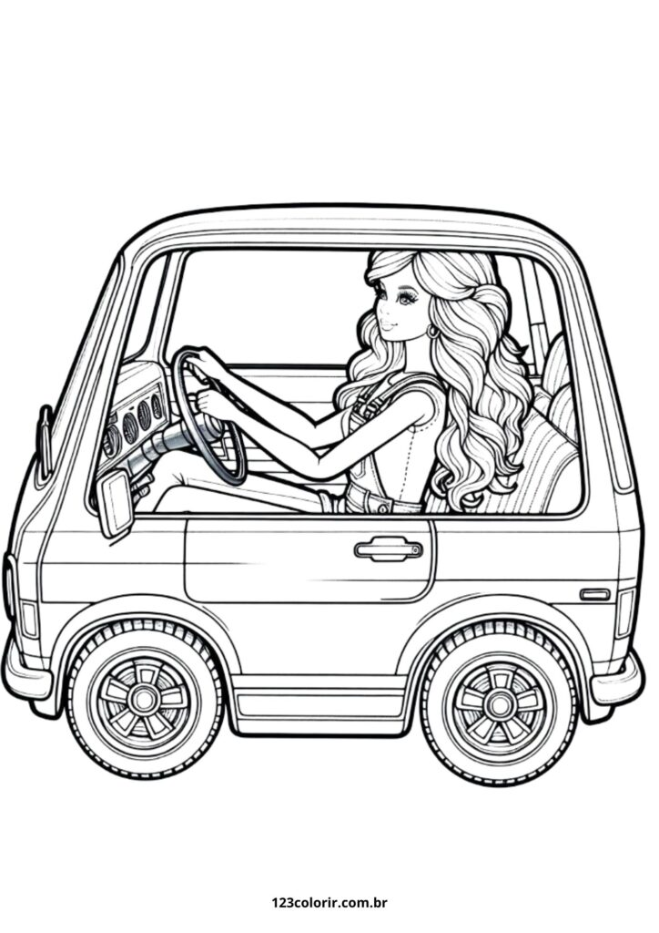 Aventuras de Carro com a Boneca Fashion