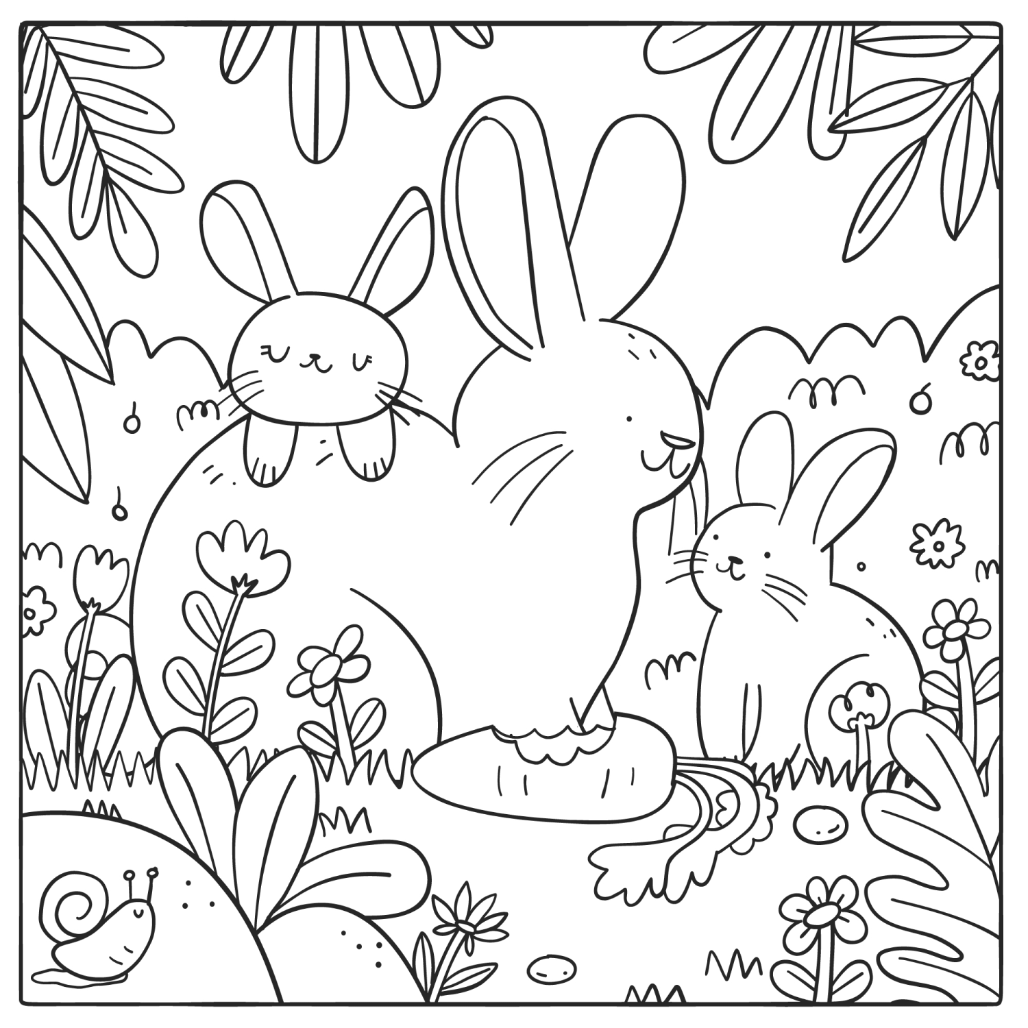Aventuras de Coelhinhos no Jardim