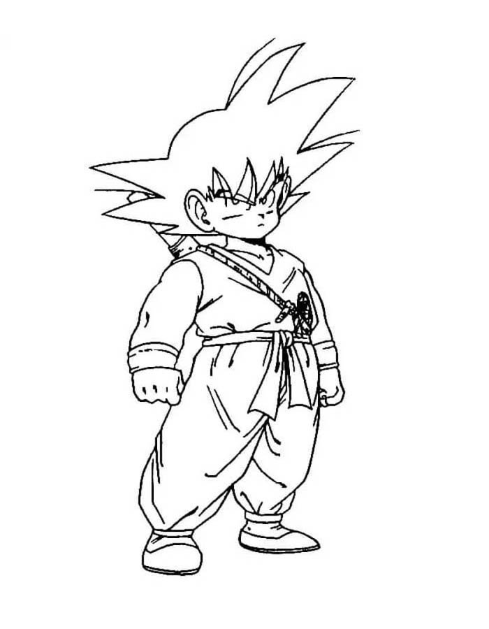 Aventuras de Goku Criança