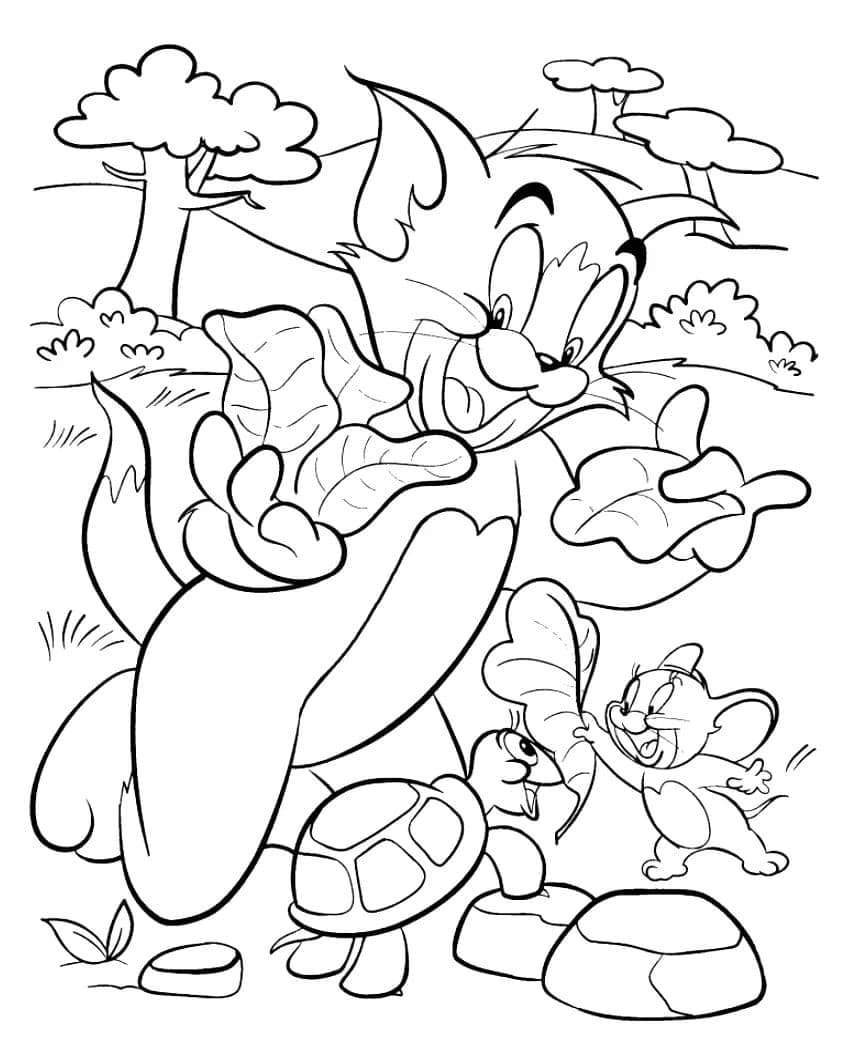 Aventuras de Tom e Jerry no Jardim