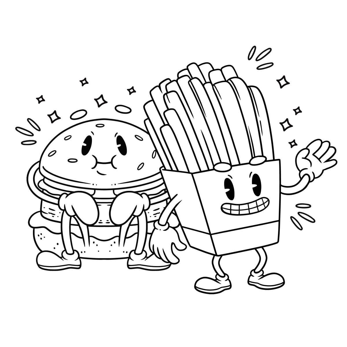 Aventuras Deliciosas: Hambúrguer e Batata Frita
