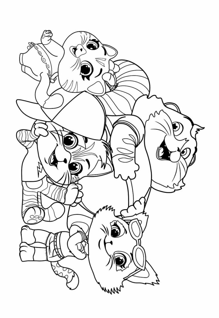 Aventuras Divertidas com os 44 Gatos
