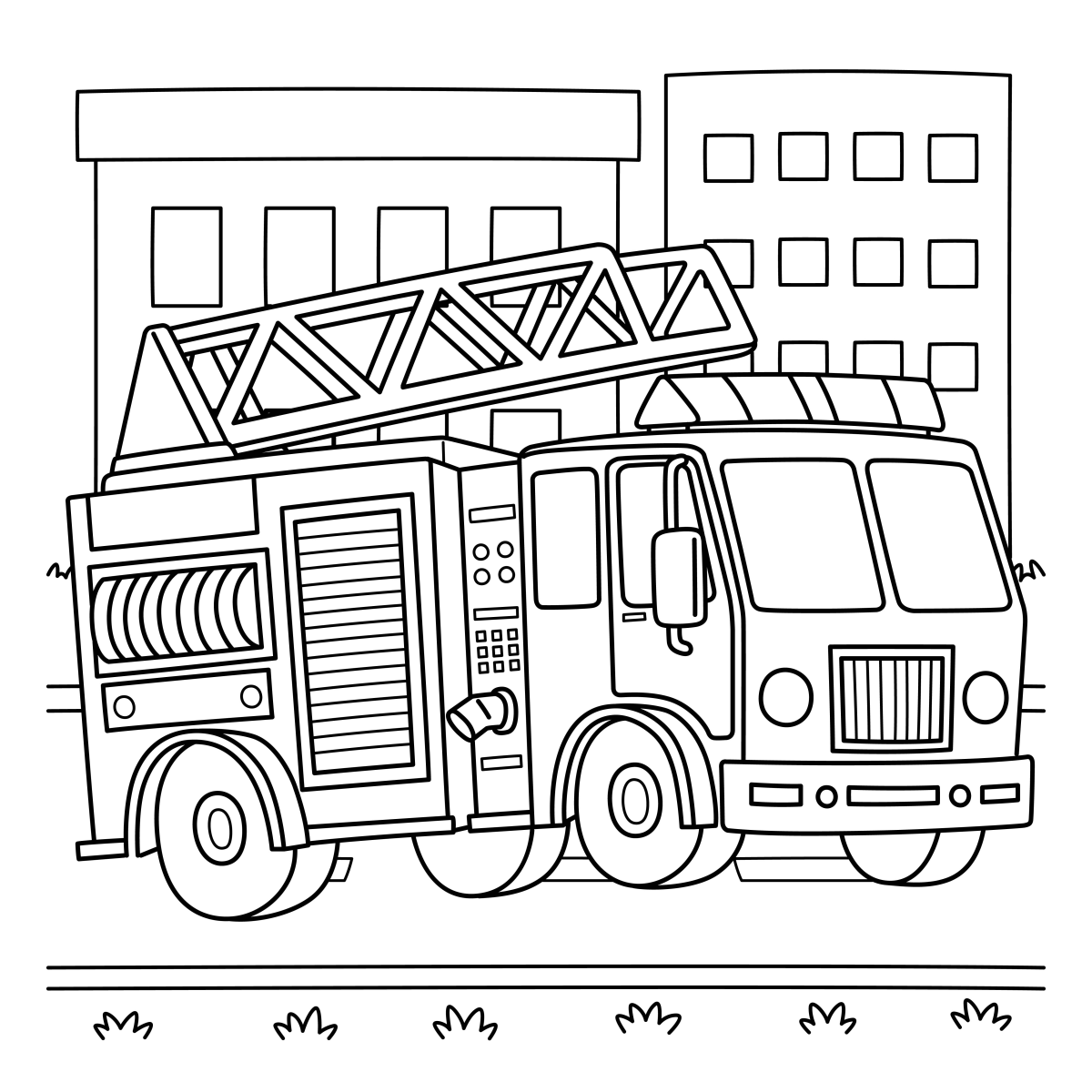 Aventuras do Caminhão de Bombeiros na Cidade