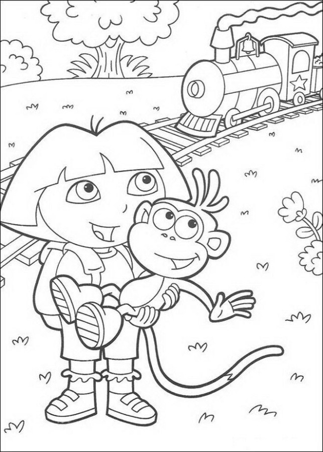 Aventuras de Dora e Botas na Ferrovia Encantada