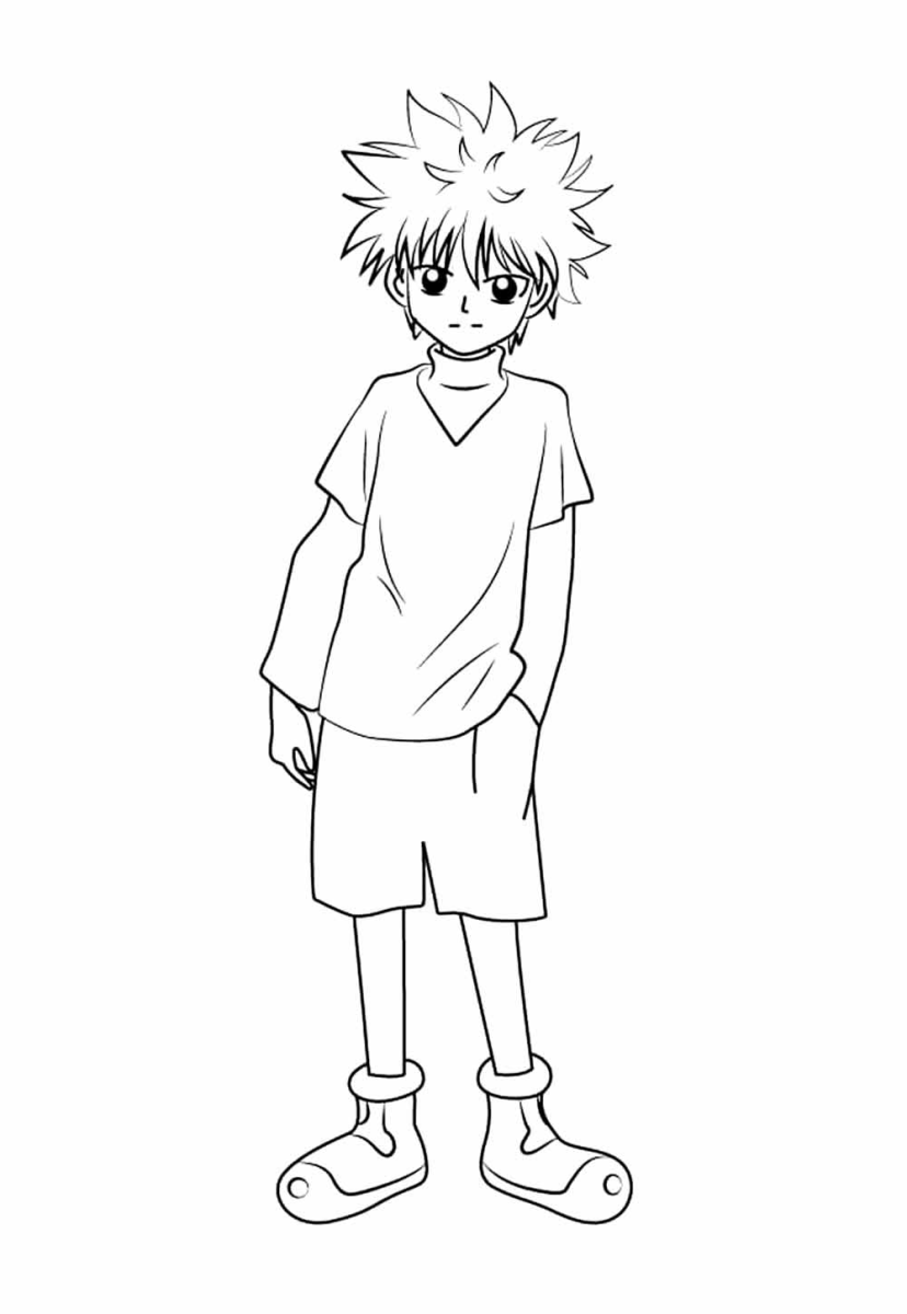 Colorindo Aventuras de Hunter x Hunter