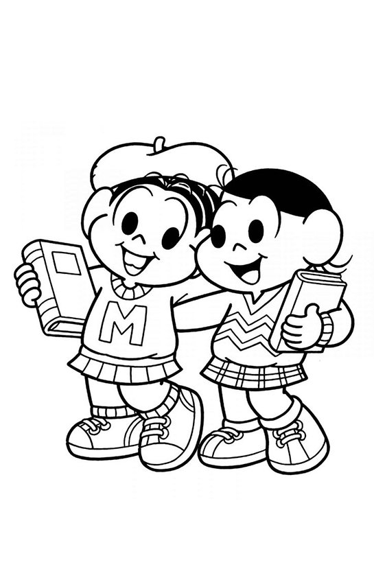 Aventuras de Mônica e Magali na Escola
