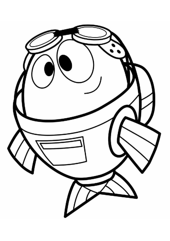Colorindo Aventuras com Peixonauta
