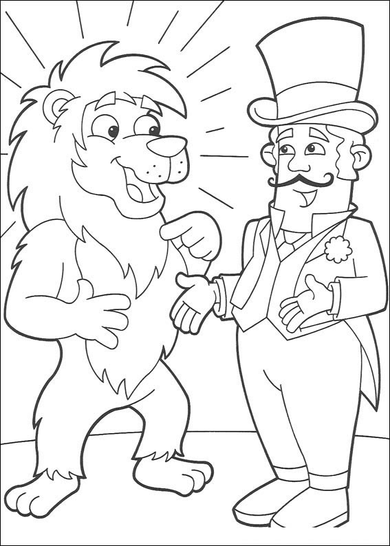 Aventuras no Reino do Circo com o Leão e Seu Amigo