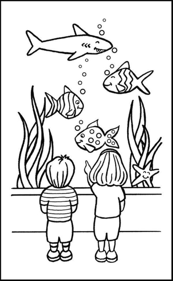 Aventuras Submarinas: Colorindo o Aquário