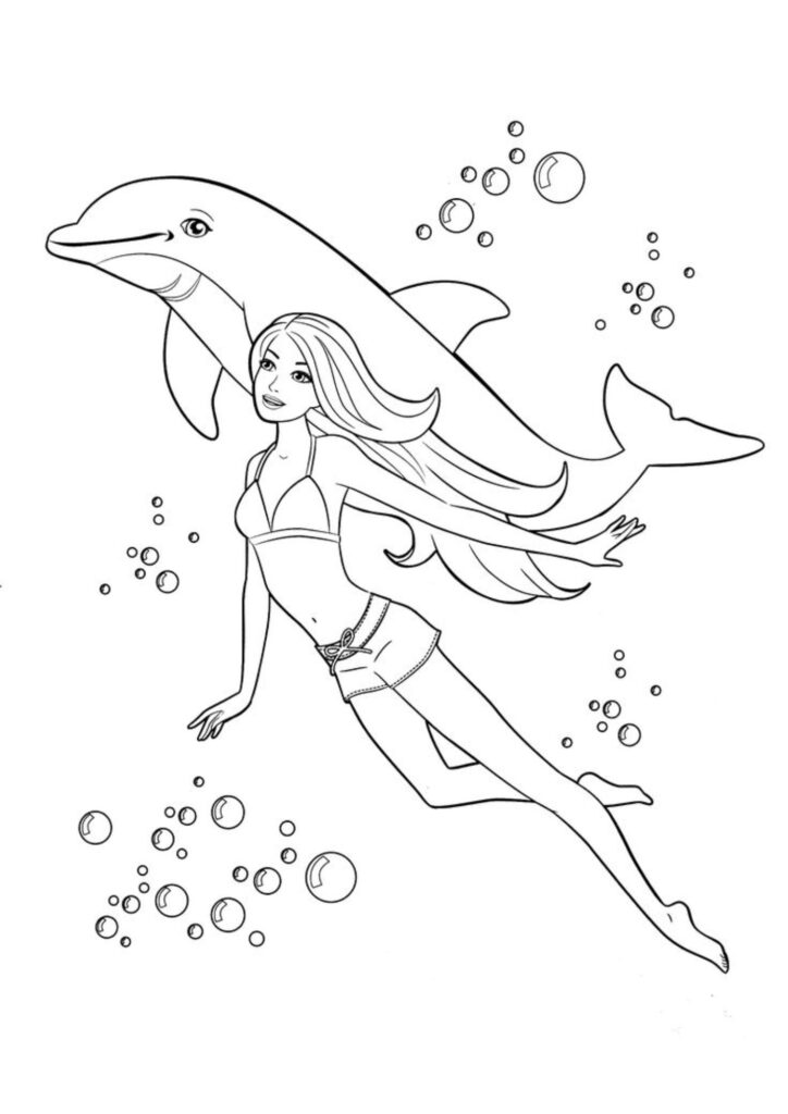 Aventuras Submarinas com Barbie e Golfinho