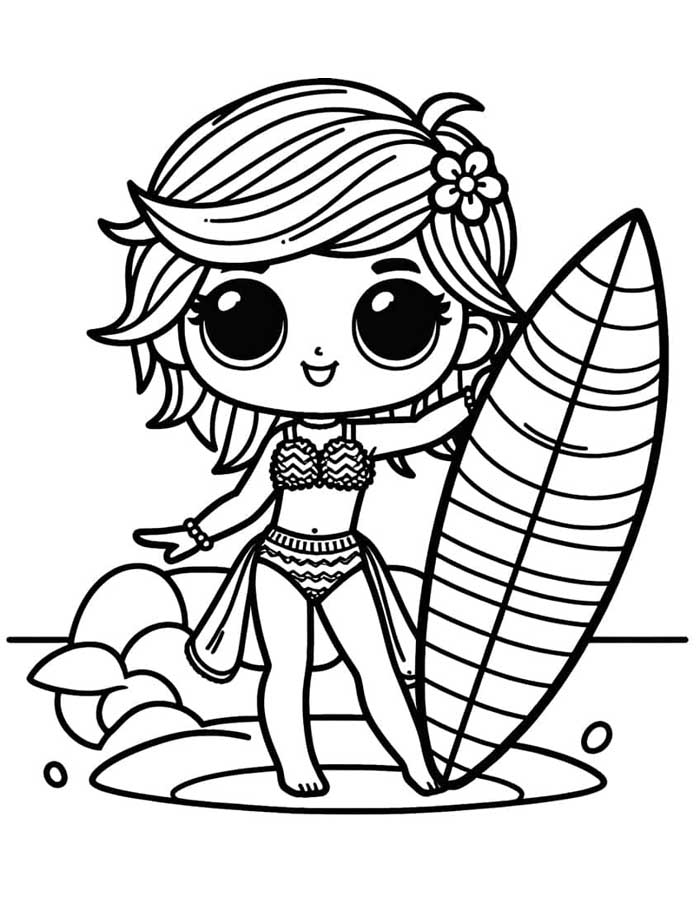 Aventuras de Surf com LOL Surprise