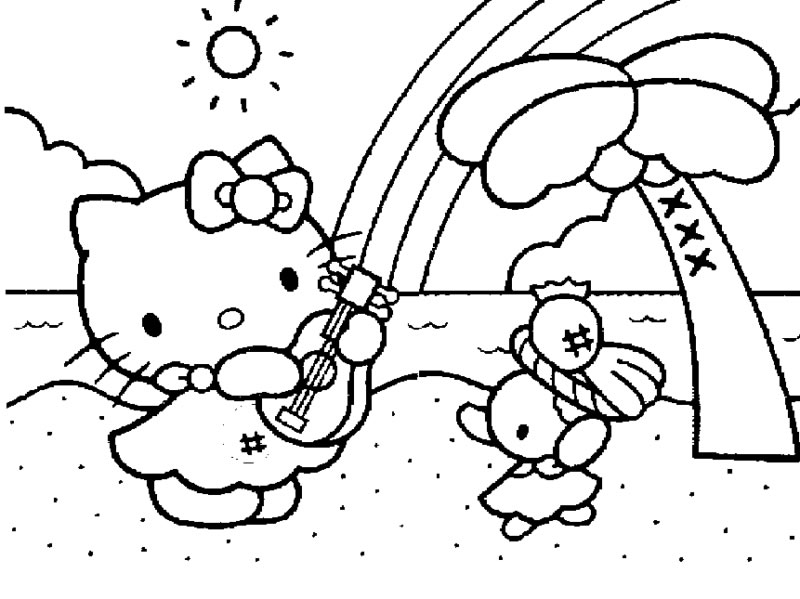 Aventuras Tropicais com Hello Kitty