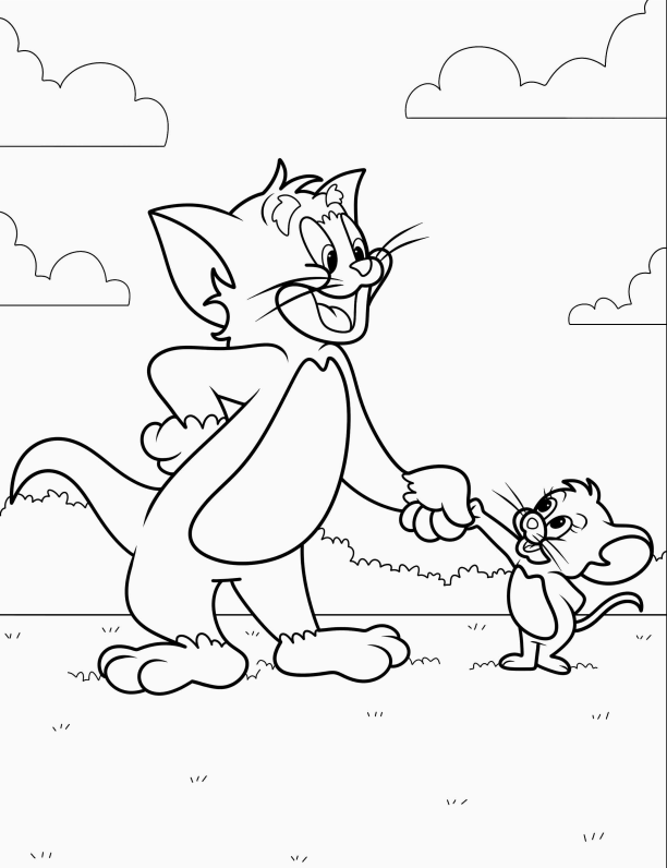Aventureiros Coloridos: Tom e Jerry em Amizade Inesperada