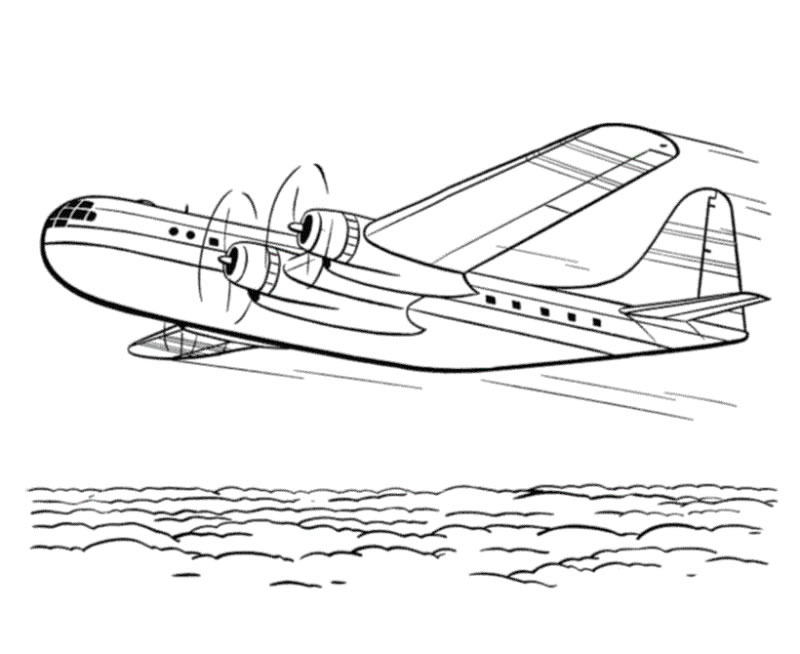 Avião Clássico nos Céus