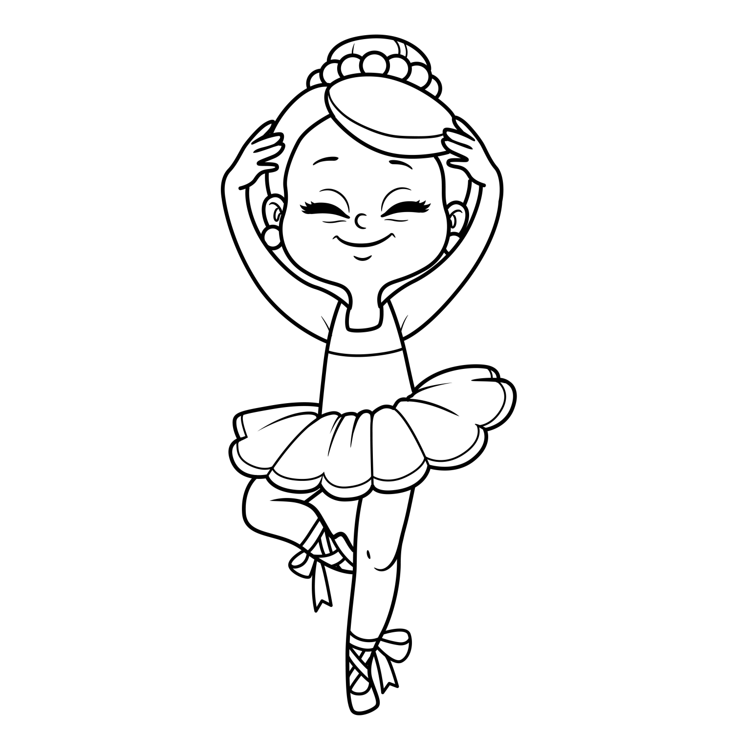 Bailarina em Ação: Uma Cena Encantadora
